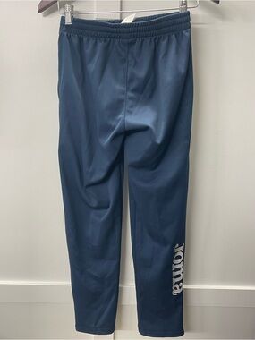 Men's Navy Joggers with Side Script Logo
